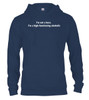 Navy image for I'm not a hero.  I'm a high-functioning alcoholic Hoodie