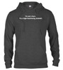 Charcoal image for I'm not a hero.  I'm a high-functioning alcoholic Hoodie