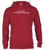 Cardinal red image for I'm not a hero.  I'm a high-functioning alcoholic Hoodie