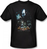 Image Closeup for Batman T-Shirt - Arkham Asylum Five Against One