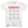 Woodstock T-Shirt - Multi Color Icons