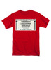 Image for Civic Centrum Dedication T-Shirt on Red