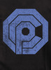 Close up image for Distressed Logo Juniors V-Neck T-Shirt