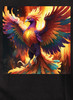 Close up image for Fiery Phoenix Juniors V-Neck T-Shirt