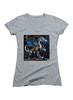 Image for Robot Dragon Juniors V-Neck T-Shirt on Heather grey