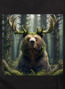 Close up image for Majestic Bear Hoodie
