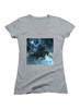 Image for Dark King Attack Juniors V-Neck T-Shirt on Heather grey