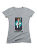 Image for I'm a Scientist I Know What I'm Doing Juniors V-Neck T-Shirt on Heather grey