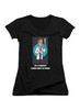 Image for I'm a Scientist I Know What I'm Doing Juniors V-Neck T-Shirt on Black