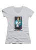 Image for I'm a Scientist I Know What I'm Doing Juniors V-Neck T-Shirt on White