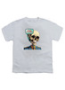 Image for No Brainer Skull Youth/Toddler T-Shirt on White