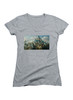 Image for The Free City Juniors V-Neck T-Shirt on Heather grey
