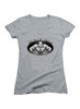 Image for Gym Logo Juniors V-Neck T-Shirt on Heather grey
