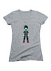 Image for Izuku Midoriya Juniors V-Neck T-Shirt on Heather grey