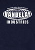 Close up image for Vandelay Industries Logo Juniors V-Neck T-Shirt