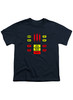 Image for K.I.T.T. Control Panel Youth/Toddler T-Shirt on Navy