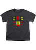 Image for K.I.T.T. Control Panel Youth/Toddler T-Shirton on Charcoal