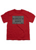 Image for Welcome Sign Youth/Toddler T-Shirt on Red