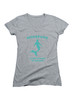 Image for Moisture Juniors V-Neck T-Shirt on Heather grey