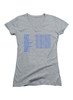 Heather grey image for USS Sulaco Crew Dot Matrix Juniors V-Neck T-Shirt