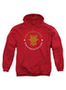 Red Main Force Patrol Metallic Logo Hoodie