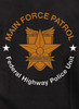 Close up Main Force Patrol Metallic Logo Hoodie