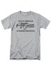 Grey Peace Through Superior Firepower T-Shirt