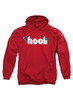 Red Hooli Logo Hoodie