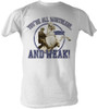 Image Closeup for Animal House T-Shirt - Worthless and Weak