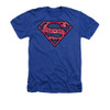 Image for Superman Heather T-Shirt - Paisley Shield