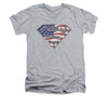 Image for Superman V Neck T-Shirt - All