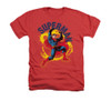 Image for Superman Heather T-Shirt - A Name To Uphold