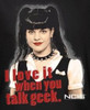 Image Closeup for NCIS Abby Geek Talk Girls Shirt