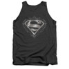 Image for Superman Tank Top - Tribal Steel Logo