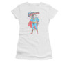 Image for Superman Girls T-Shirt - Vintage Ink Splatter
