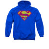 Image for Superman Hoodie - Classic Logo Distressed