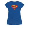 Image for Superman Girls T-Shirt - Classic Logo Distressed