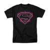 Image for Superman T-Shirt - Fuchsia Flames