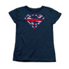 Image for Superman Womans T-Shirt - Great Britian Shield