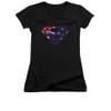 Image for Superman Girls V Neck - Australian Shield