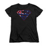 Image for Superman Womans T-Shirt - Australian Shield