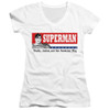 Image for Superman Girls V Neck - Superman For President