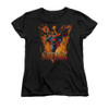 Image for Superman Womans T-Shirt - Through The Fire