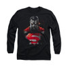 Image for Superman Long Sleeve Shirt - Heat Vision Charged