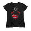 Image for Superman Womans T-Shirt - Heat Vision Charged