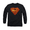 Image for Superman Long Sleeve Shirt - Hot Metal