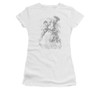 Image for Superman Girls T-Shirt - Pencil City To Space