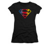 Image for Superman Girls T-Shirt - Gradient Superman Logo