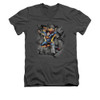 Image for Superman V Neck T-Shirt - Break On Through
