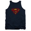 Image for Superman Tank Top - Crackle S